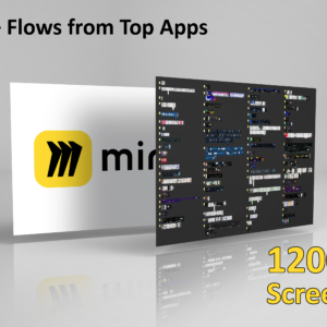 App Onboarding Vault – 80+ Flows from Top Apps (1200+ Screens)
